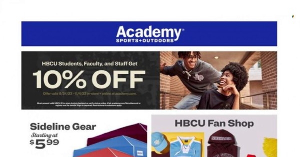Academy Sports + Outdoors current Flyer online
